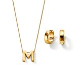 Estuche-Collar---Aretes-Gold-Letter-M