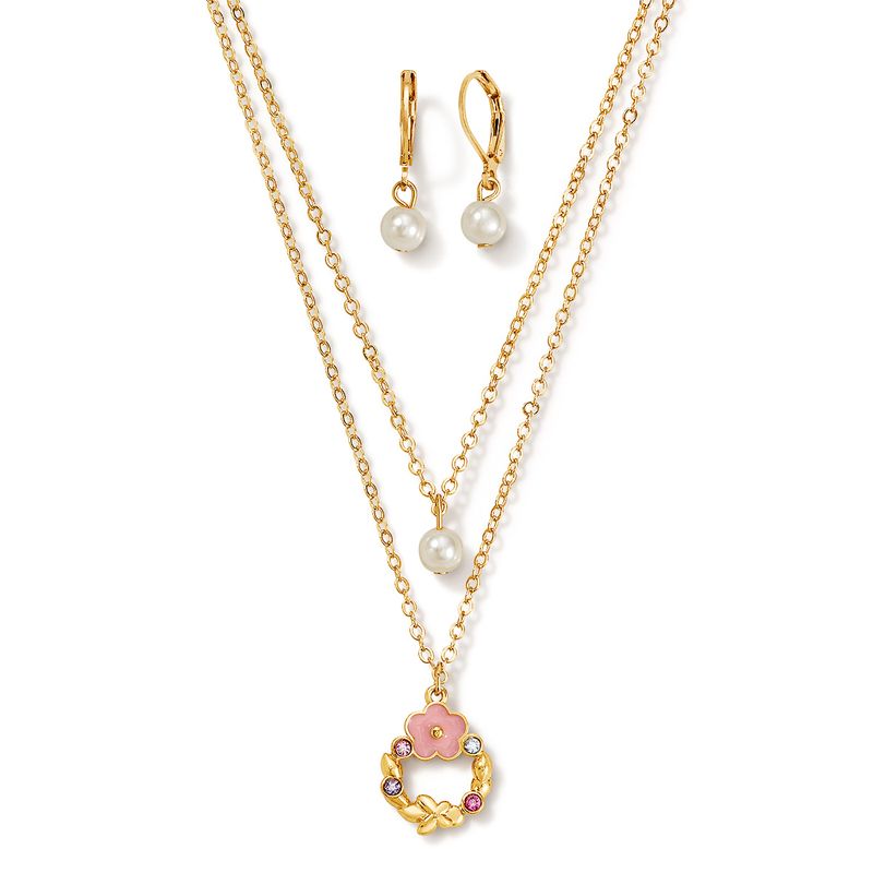 Aretes-y-collar-en-dos-tiempos-ba�ado-en-oro