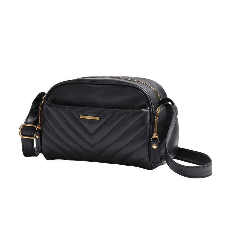 Bolso-para-mujer-en-material-tipo-cuero-de-color-negro-con-distintos-compartimentos-y-asa-regulable.