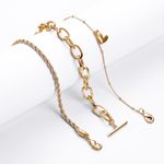 Set-de-pulseras-Trendy-Gold