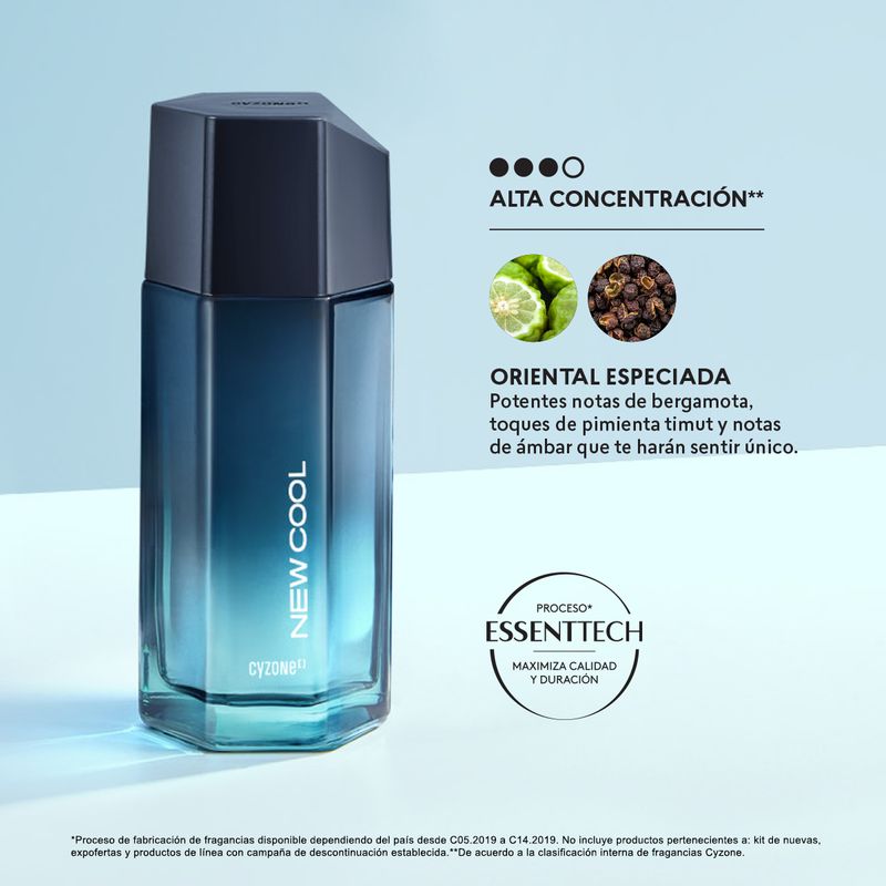 Perfume para Hombre New Cool Cyzone Chile